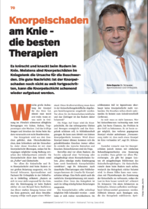 Knorpelschaden am Knie